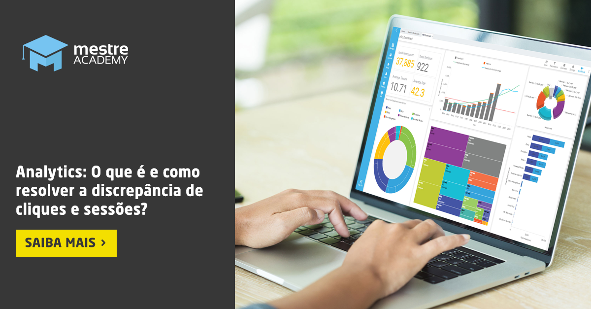 Google Analytics: Discrepância entre cliques e sessões